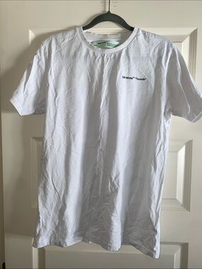 Off-White White 'Toronto' Logo Crewneck Tee